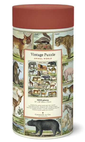 Vintage Jigsaw Puzzle: Animal World