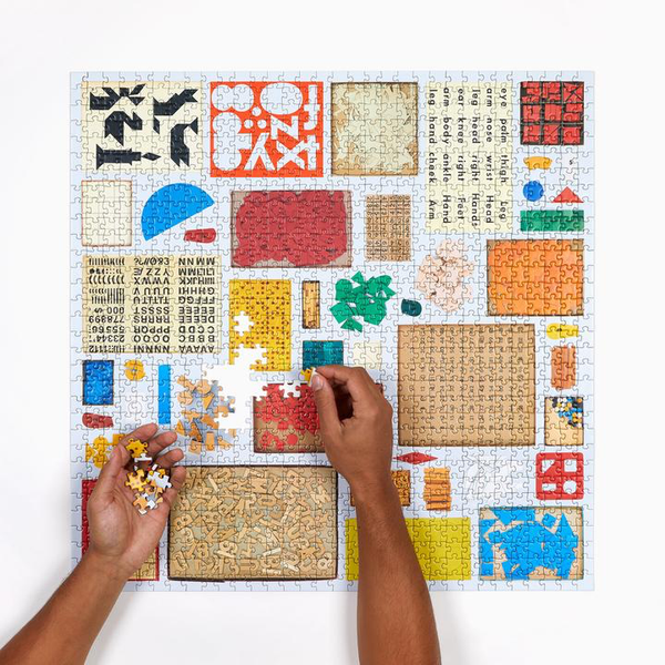 "Several Found Things (Numbers, Letters, Shapes)" 1,000 piece jigsaw puzzle