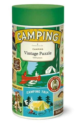 Vintage Jigsaw Puzzle: Camping