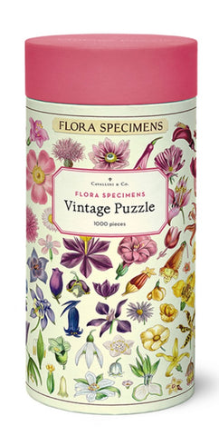 Vintage Jigsaw Puzzle: Flora Specimens