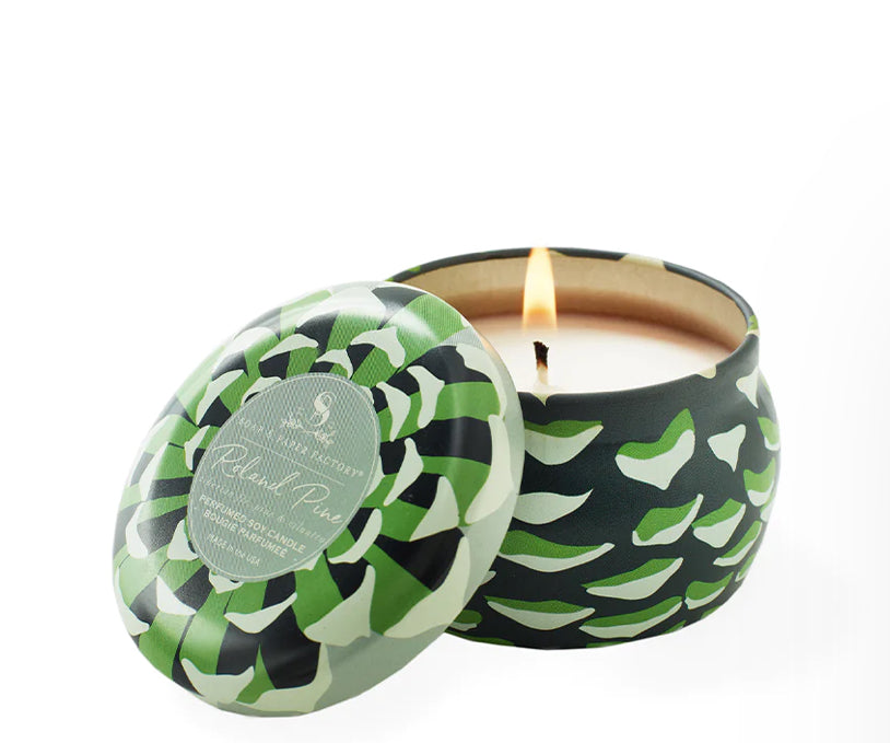 Roland Pine Small Tin Soy Candle