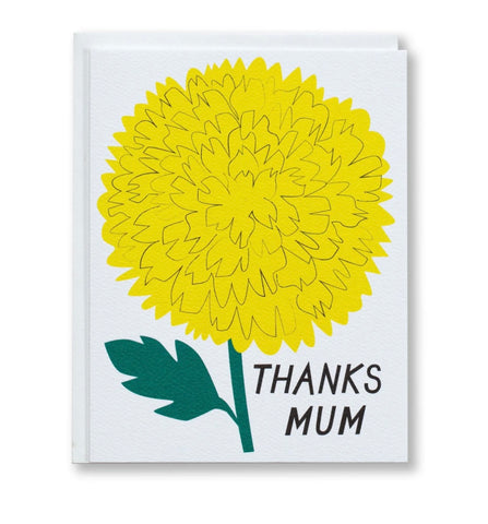 "Thanks Mum" Mother's Day Card