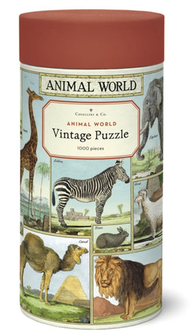 Vintage Jigsaw Puzzle: Animal World