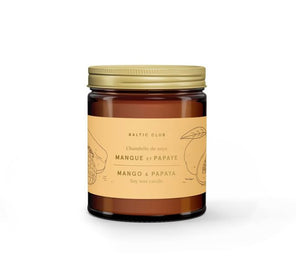 "Papaya and Mango" 8oz. Soy Wax Candle