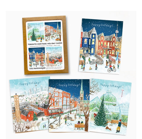 "Toronto: Heritage Holiday" box of 8 assorted holiday cards