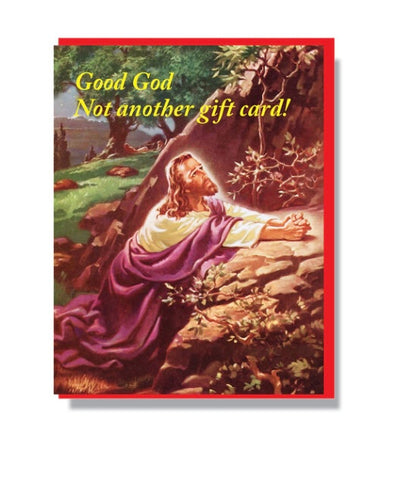 Smitten Kitten: " Good God Not Another Gift Card" Boxed Holiday Cards
