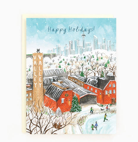 "Toronto: Don Valley Evergreen Brickworks" box of 8 holiday cards