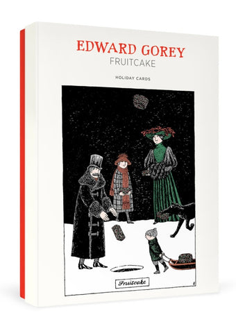 Edward Gorey "Fruitcake" Box of 12 Holiday Cards