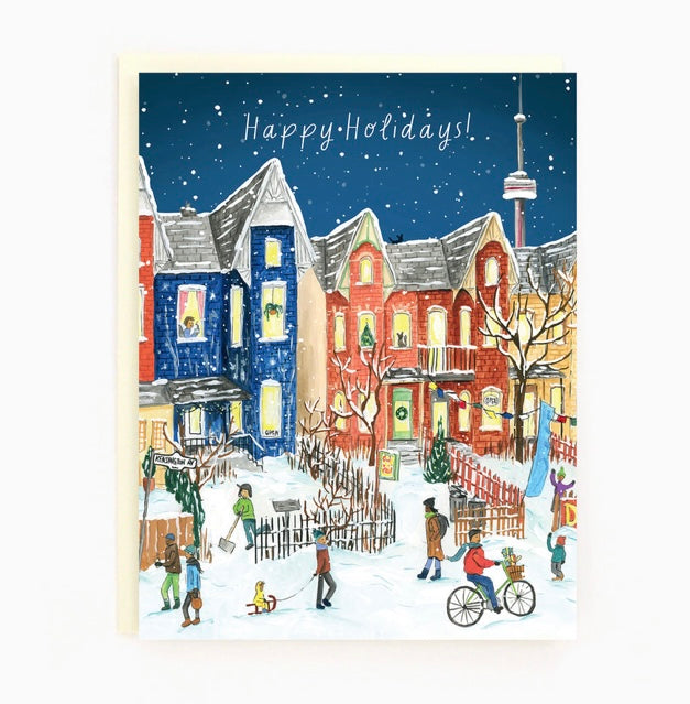 "Toronto: Kensington Market" box of 8 holiday cards