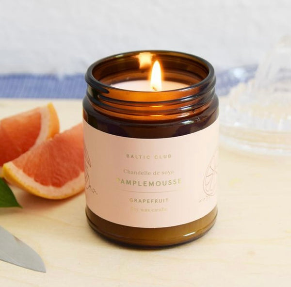 "Grapefruit" 8 oz. Soy Wax Candle