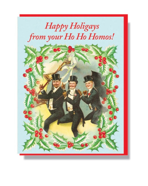 Smitten Kitten: "Happy Holigays from your Ho Ho Homos" Boxed Holiday Cards