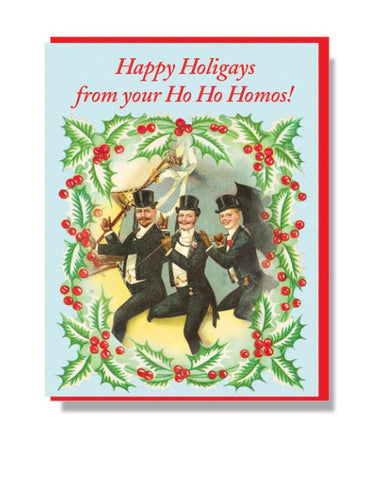 Smitten Kitten: "Happy Holigays from your Ho Ho Homos" Boxed Holiday Cards