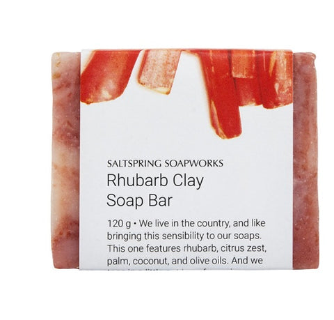 Rhubarb Clay Soap Bar
