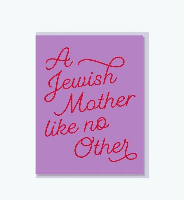A Jewish Mother Like No Other" Note Card