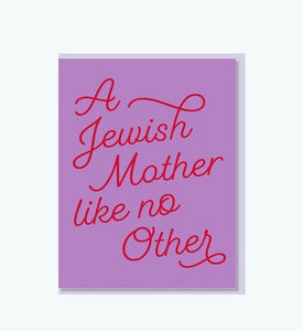 A Jewish Mother Like No Other" Note Card