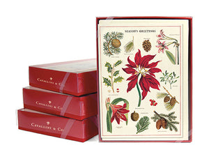 "Vintage Christmas Botanica" Boxed Holiday Cards