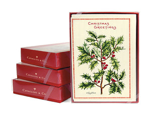 "Vintage Holly" Boxed Christmas Cards