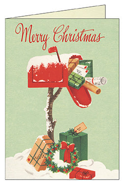 "Vintage Christmas Mailbox" Boxed Christmas Cards