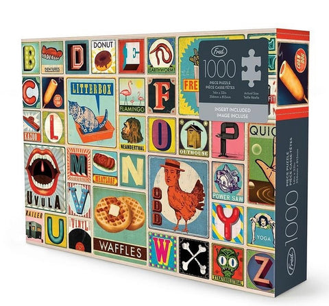 Christian Northeast: XYZ Blocks 1,000 piece jigsaw puzzle