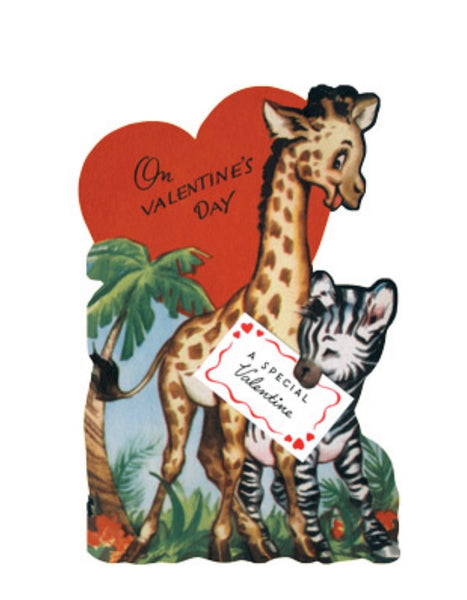 "Polka Dot Kitty" set of 15 assorted Retro Valentines