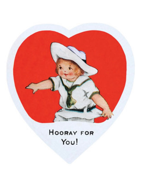 "Polka Dot Kitty" set of 15 assorted Retro Valentines