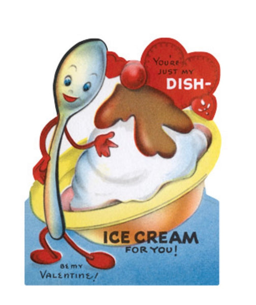 "Polka Dot Kitty" set of 15 assorted Retro Valentines