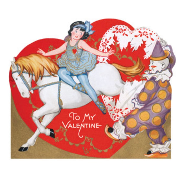 "Polka Dot Kitty" set of 15 assorted Retro Valentines
