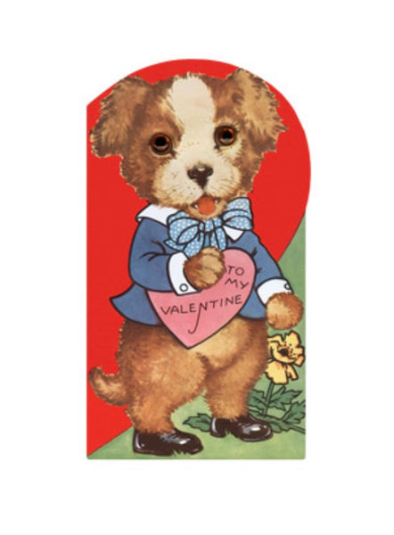 "Polka Dot Kitty" set of 15 assorted Retro Valentines