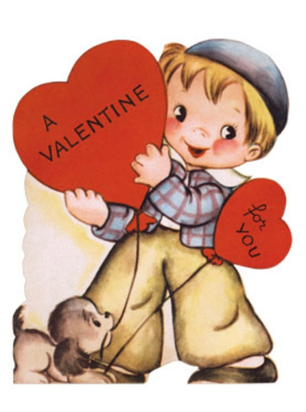 "Puppy" Set of 15 Assorted Retro Valentines
