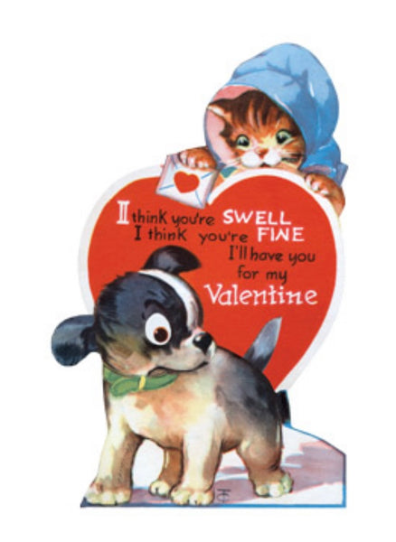 "Puppy" Set of 15 Assorted Retro Valentines