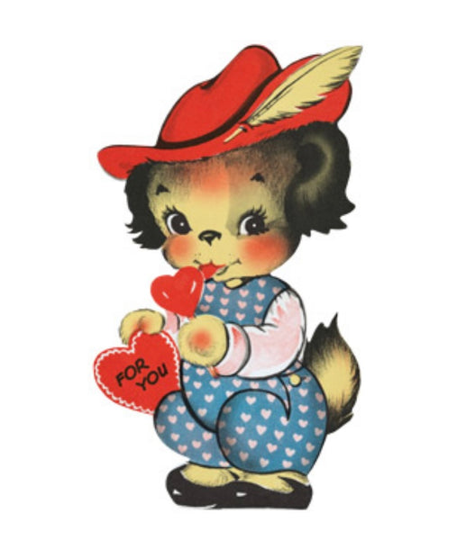 "Puppy" Set of 15 Assorted Retro Valentines