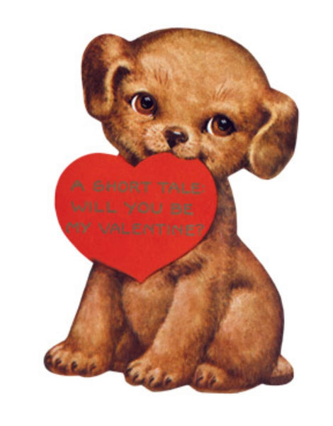 "Puppy" Set of 15 Assorted Retro Valentines