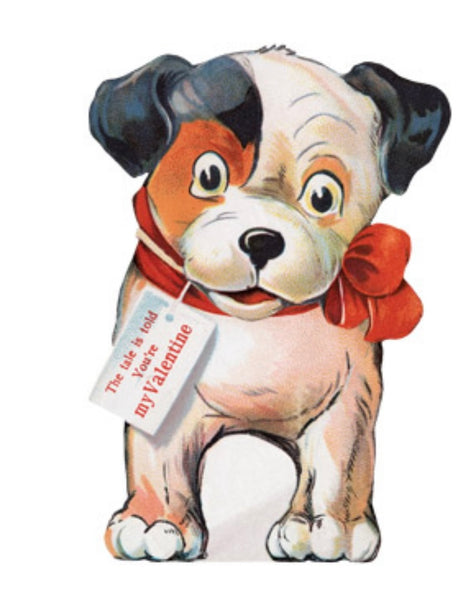 "Puppy" Set of 15 Assorted Retro Valentines
