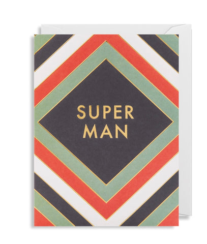 "Super Man" Note Card