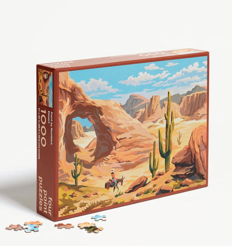 Paint By Numbers 1,000 piece Jigsaw Puzzle: "Desert"