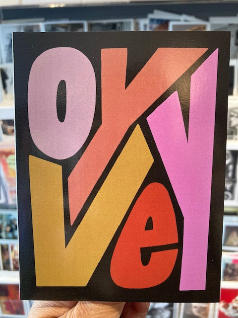 "Oy Vey" Note Card