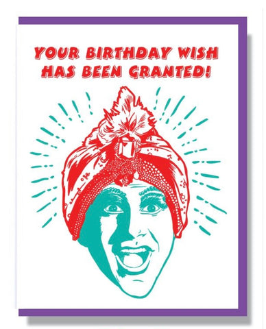 Your Birthday Wish Has Been Granted! "Jambi" Birthday Card