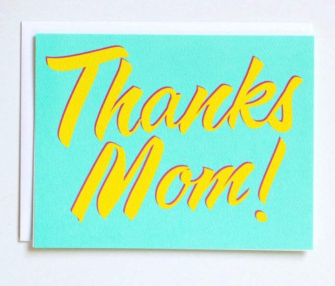 Thanks Mom! Note Card