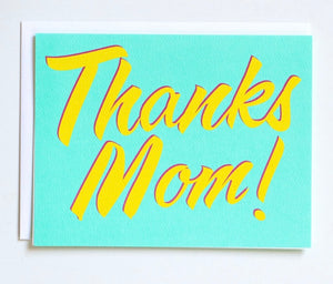 Thanks Mom! Note Card