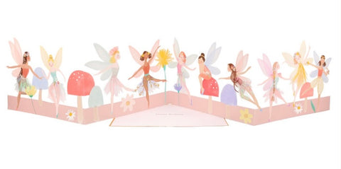 Fairies Concertina Birthday Card