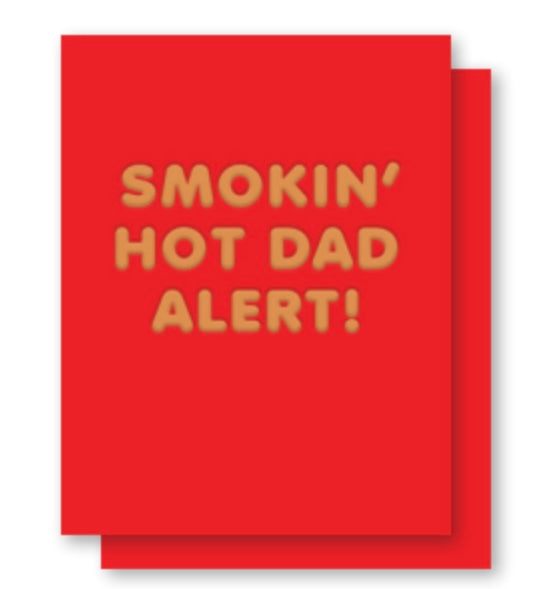 Smokin' Hot Dad Note Card