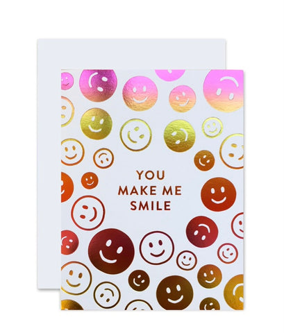 "You Make Me Smile" Notecard