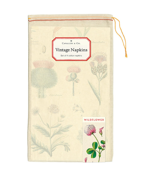 Wildflowers Vintage Napkins