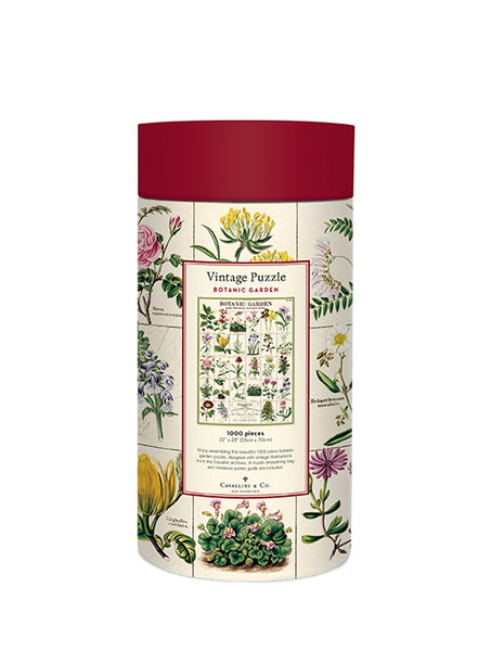 Vintage Jigsaw Puzzle:  Botanic Garden