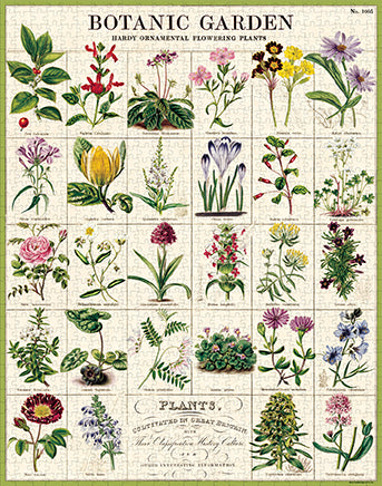 Vintage Jigsaw Puzzle:  Botanic Garden