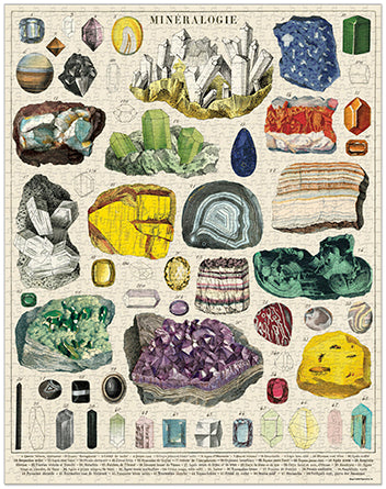 Vintage Jigsaw Puzzle: Mineralogy