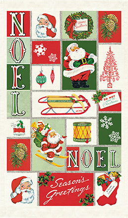 "Vintage Noel" Holiday Tea Towel