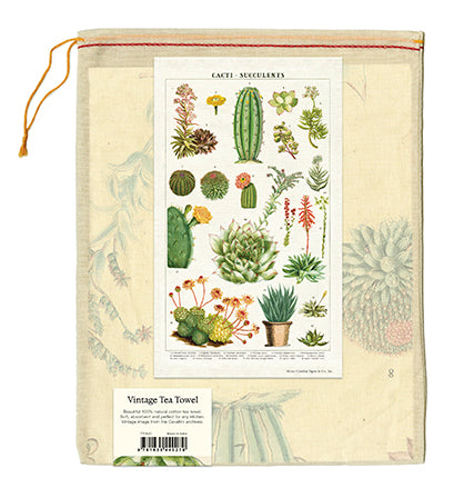 Succulents Tea Towel