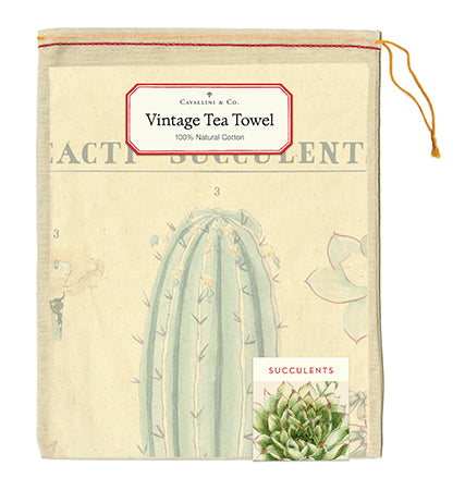 Succulents Tea Towel