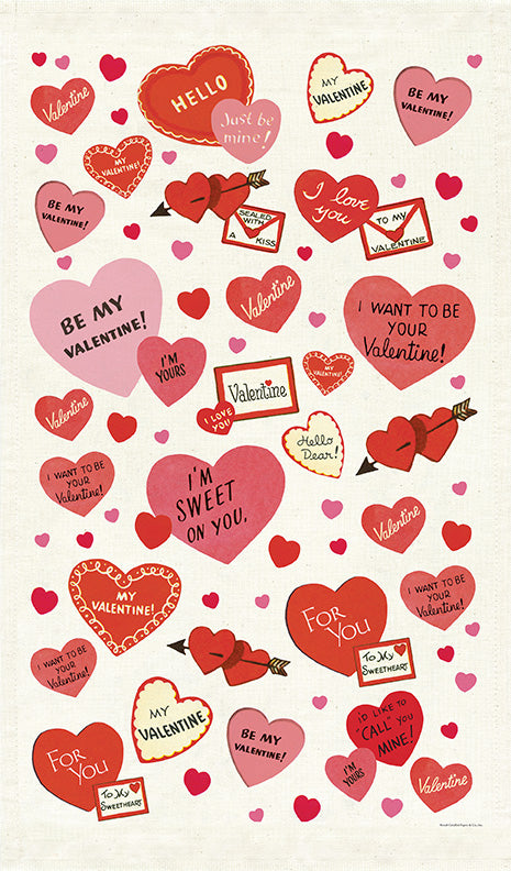 Valentine Tea Towel